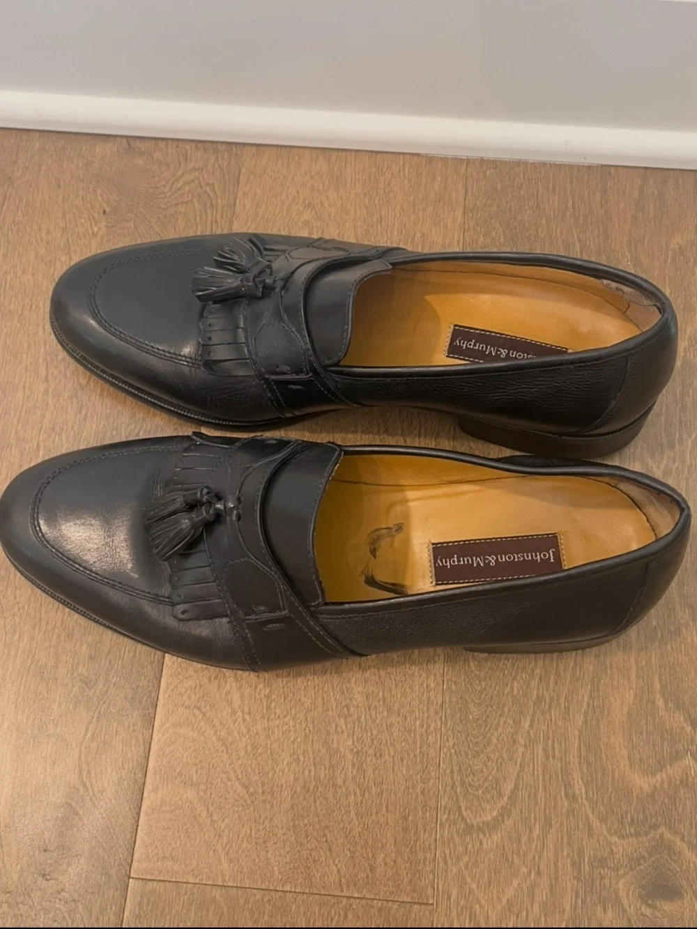 Johnston & Murphy Men's Classic Loafers Black / Size 9.5 M